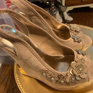 Suede Wedge Heels (NEW!)